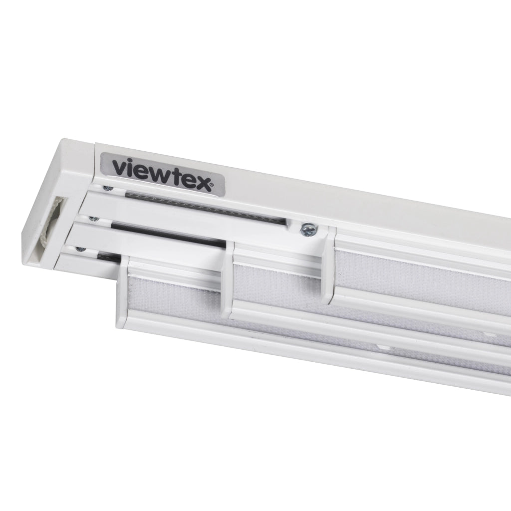 VIEWTEX Binario per pannello giapponese bianco 285 cm - Made in Europe - 5 anni di garanzia