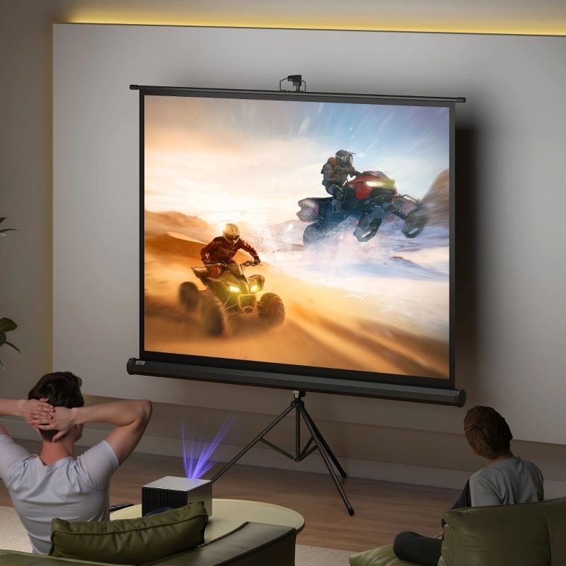 SCHERMO PER PROIEZIONE 4:3 171x131 cm Nero per casa e ufficio