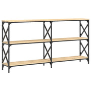 Tavolo Consolle | Tavolo d'Ingresso Rovere Sonoma 156x28x80,5 cm Legno Multistrato