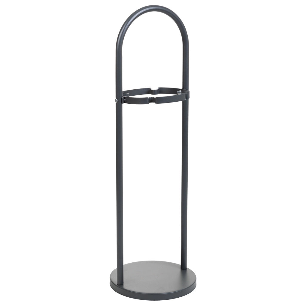 Set attrezzi per camino in metallo nero 5pz D22x68h cm
