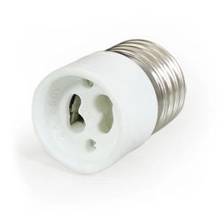 [lux.pro] Adattore da GU1 a E27 Adattatore per lampadina Convertitore Lampadina Riduttore per portalampada Adattatore