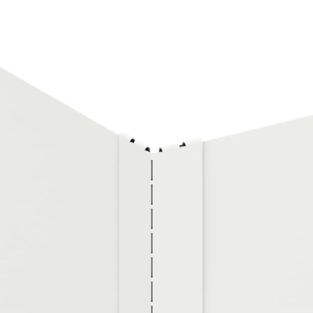 Bordura per Prato 100 x 60 x 35 cm Acciaio Bianco 8008947