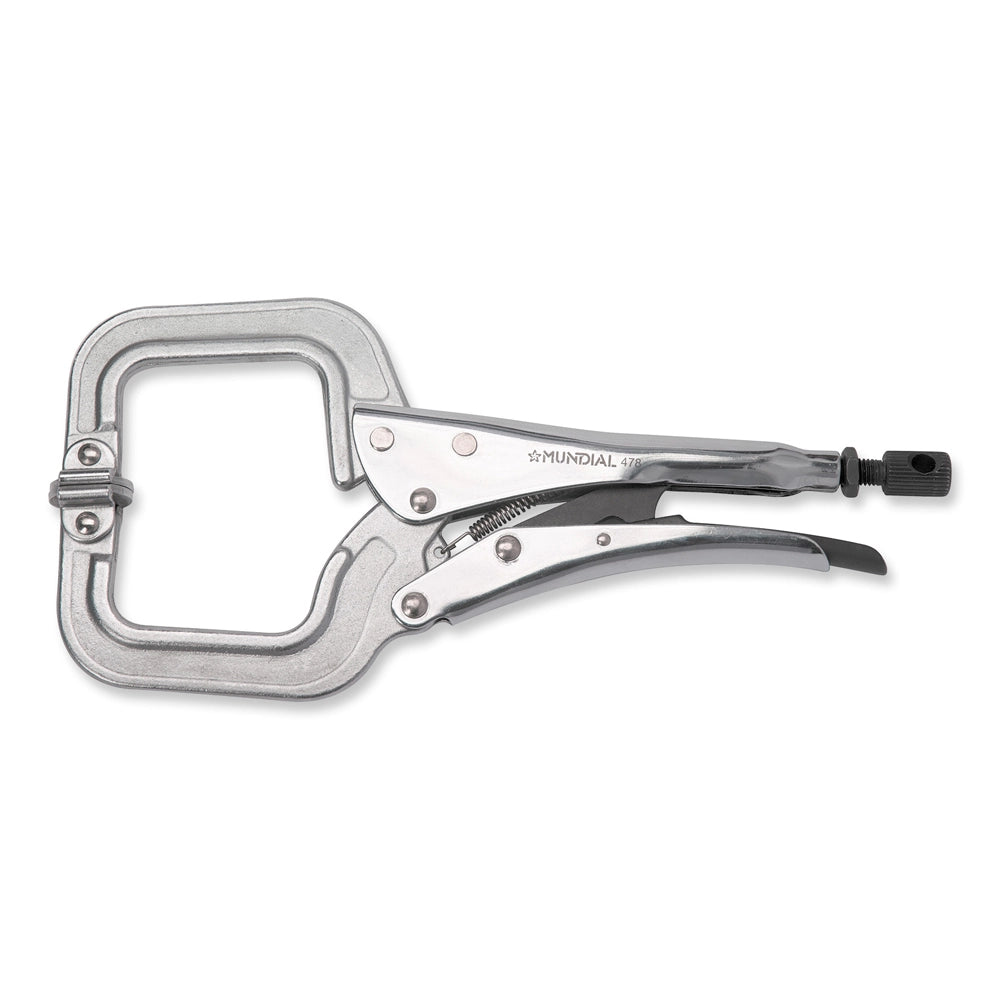 PINZA AUTOBLOCCANTE A MORSETTO CON BASCULANTI GANASCE A C 280mm MUNDIAL 0478.910
