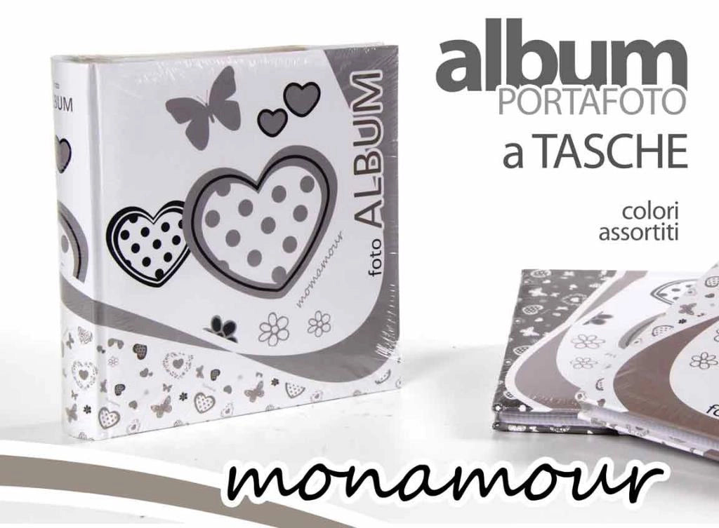 Album foto portafoto a tasche monamour 13 x 18 cm Vari Colori