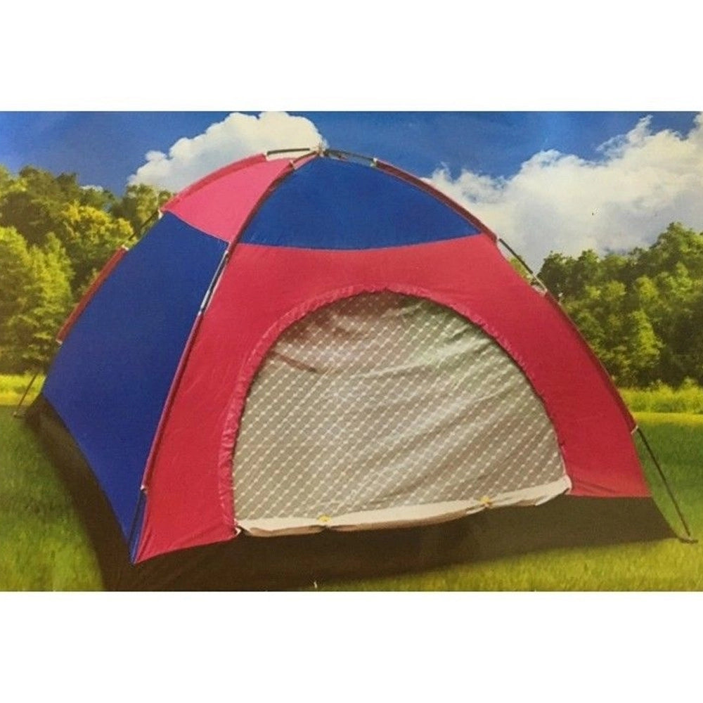 Trade Shop - Tenda Canadese 4 Persone Campeggio Igloo Camping Zanzariera Sacca Trasporto Gite -