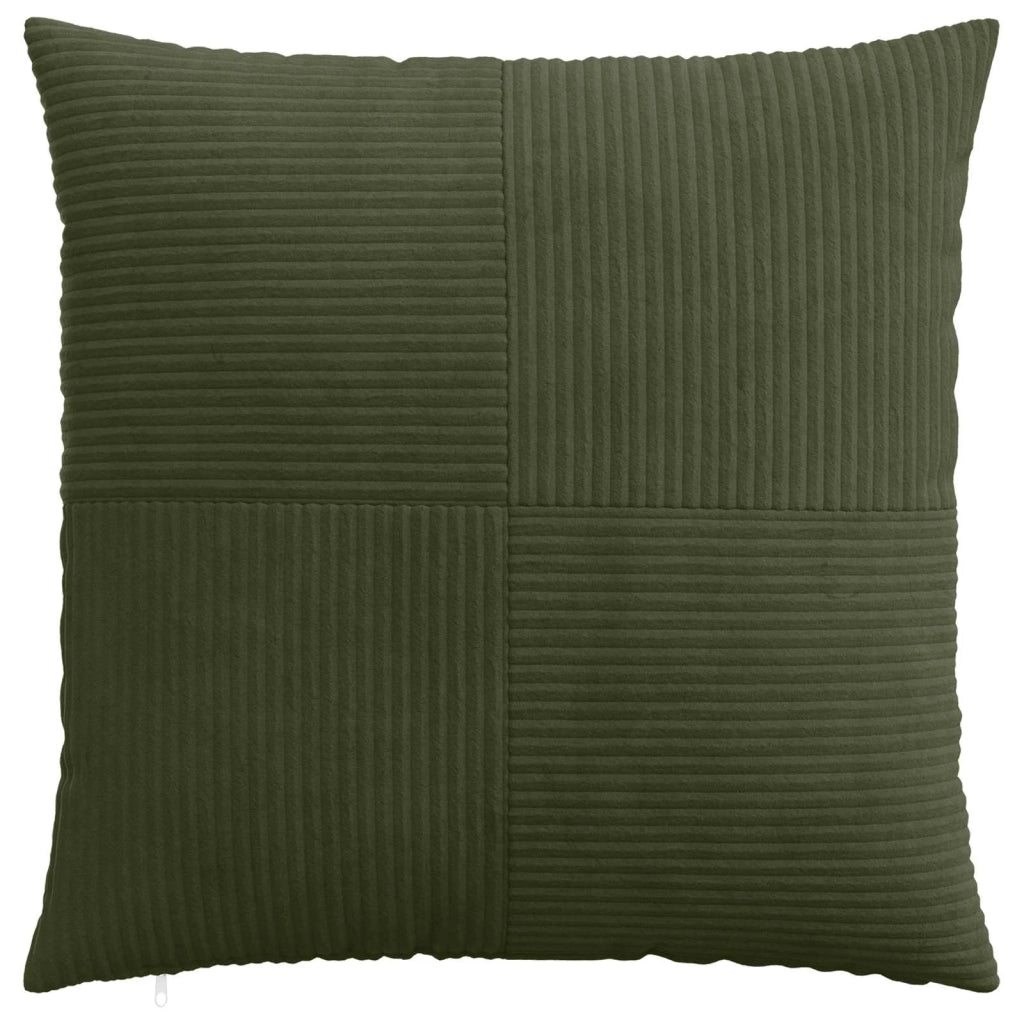 Federa 2 pcs ALMELO Verde 80 x 80 cm corduroy 915705
