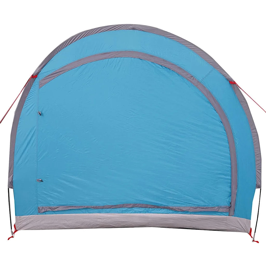 vidaXL Tenda porta biciclette con tetto Blu 256 x 222 x 182 cm