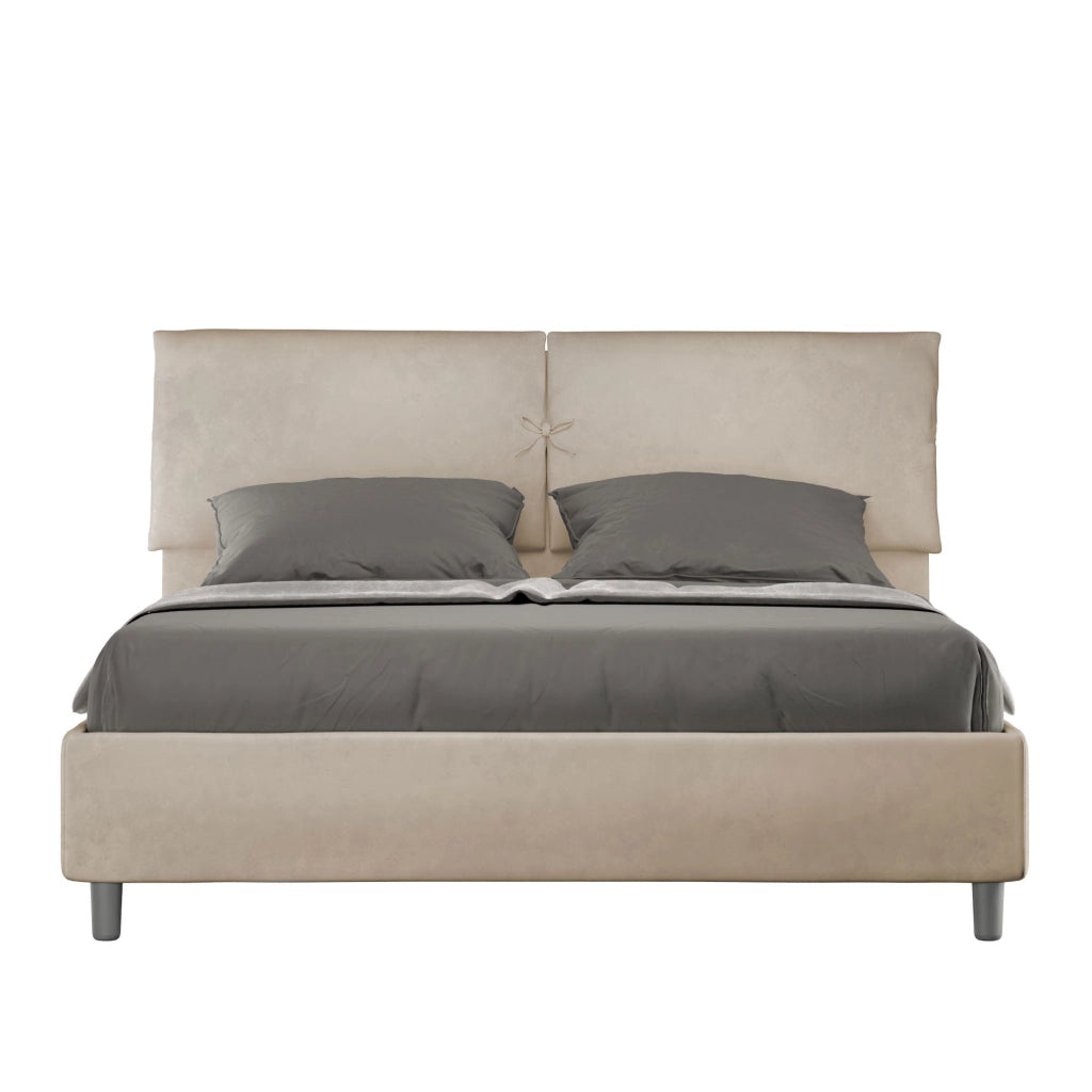 Letto Matrimoniale 160x210 cm Senza Rete Mados Sabbia