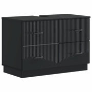 Armadio per Lavabo da Bagno HOORN Nero 82 x 41 x 56 cm 897236