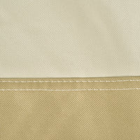 Copertura per Ombrellone 3x3 m Impermeabile Custodia con Cerniera e Laccio Beige