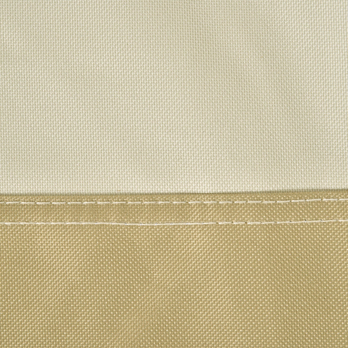 Copertura per Ombrellone 3x3 m Impermeabile Custodia con Cerniera e Laccio Beige