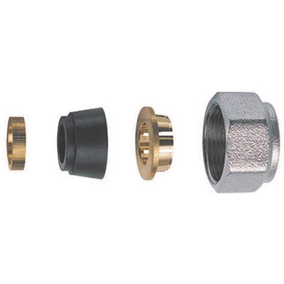 KIT DI TENUTA IN GOMMA A COMPRESSIONE PER TUBO RAME IN 4 PZ (FAR)- Diam. 14- FAR- pezzi 1