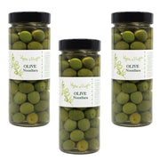 Olive verdi nocellara italiane 3 confezioni da 330g ciascuno
