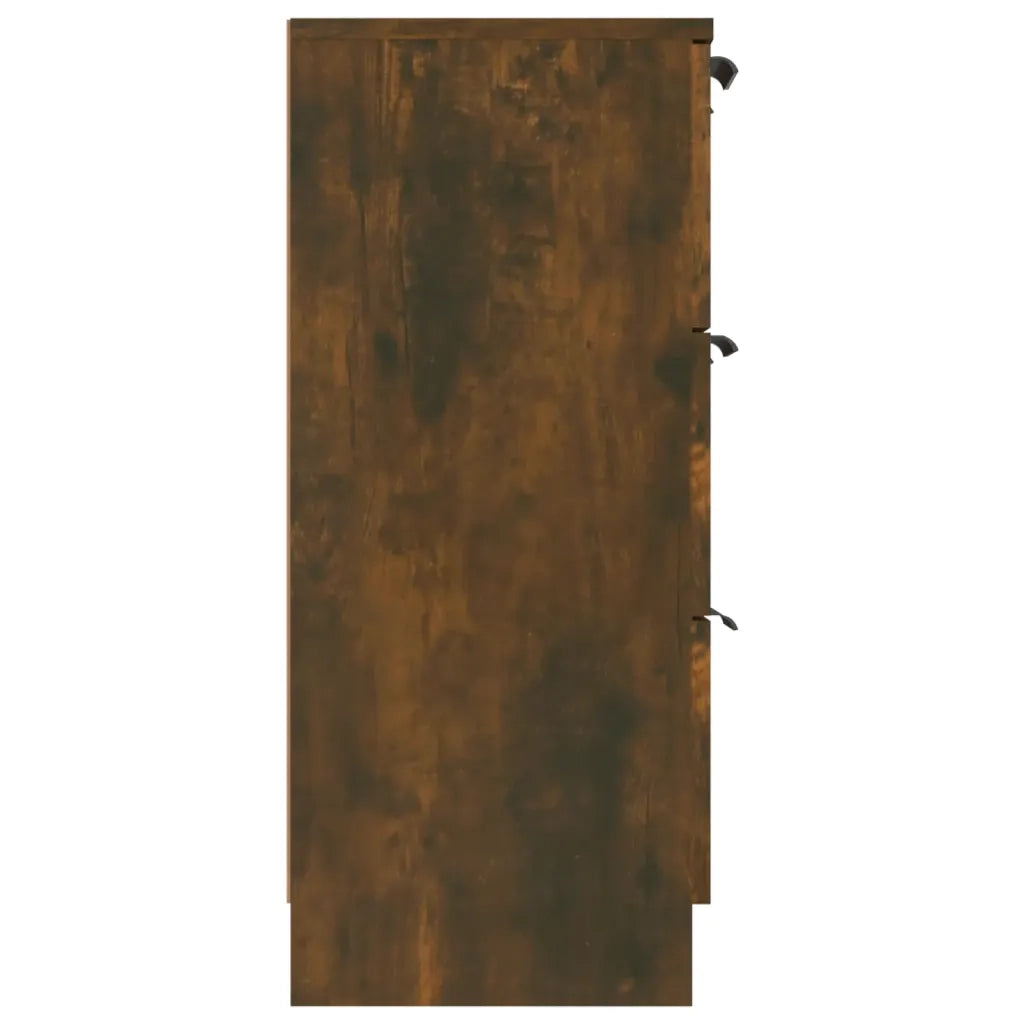 Credenza Rovere Fumo 60x30x70 cm in Legno tecnico 816985