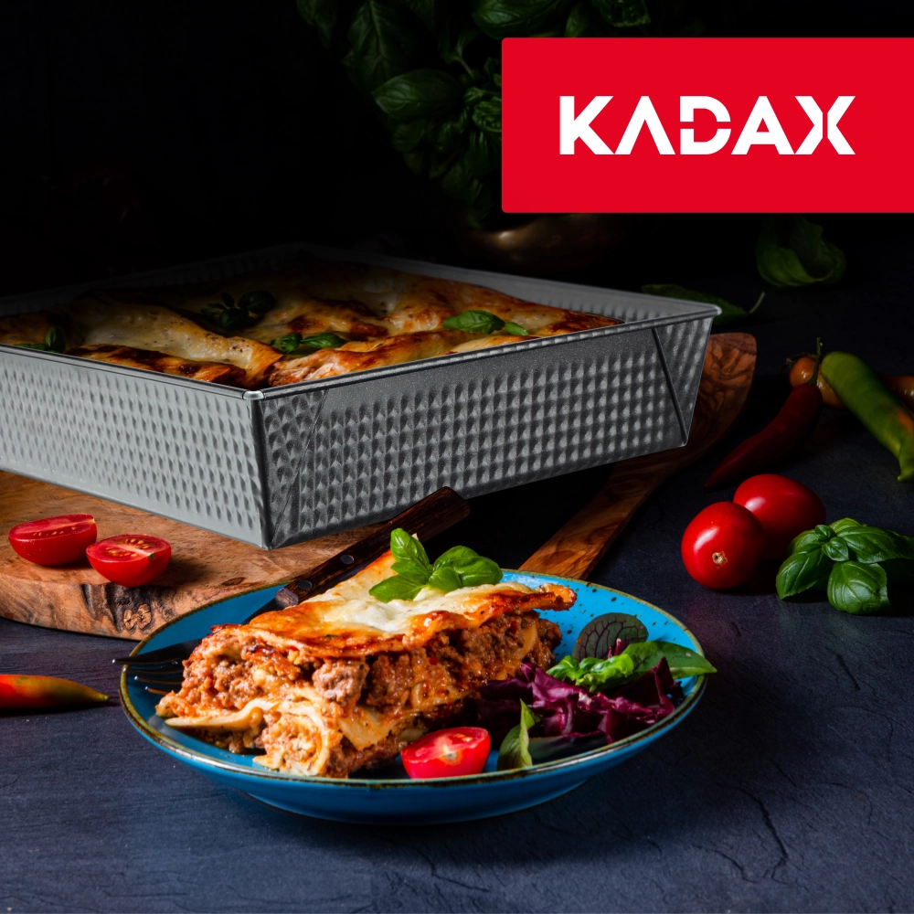 Teglia rettangolare antiaderente per torte KADAX 36x25x6