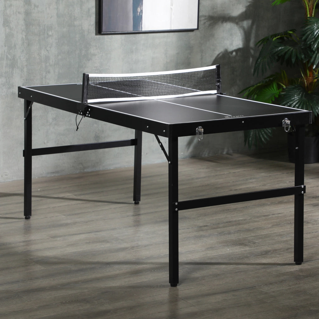 Tavolo da ping pong pieghevole ¨C Xylo ¨C telaio alluminio nero 152x76x72 cm