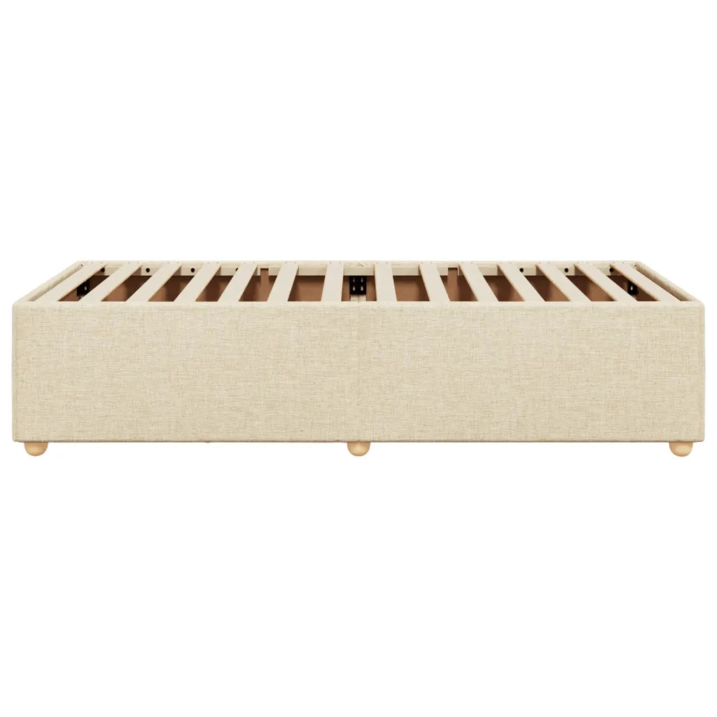 Giroletto senza Materasso Crema 100x200 cm in Tessuto