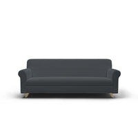 Copridivano Elasticizzato 3 Posti in Poliestere Iris Grigio Scuro