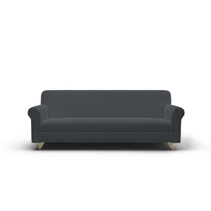 Copridivano Elasticizzato 1 Posto in Poliestere Iris Grigio Scuro