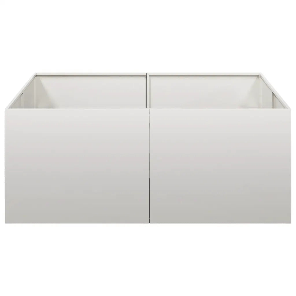 Fioriera 100x100x40 cm in Acciaio Inox 860819