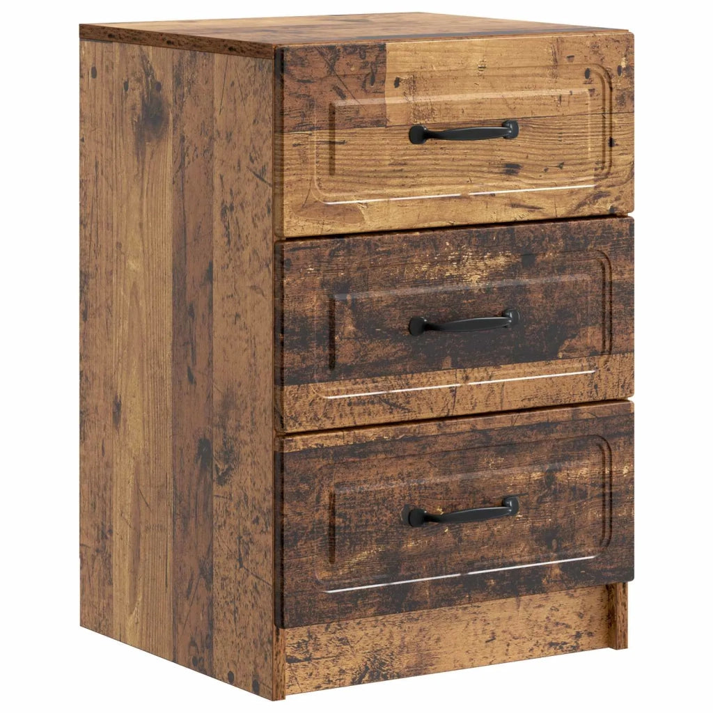 Armadio da Notte con cassetto Legno antico 43 x 41 x 63,5 cm
