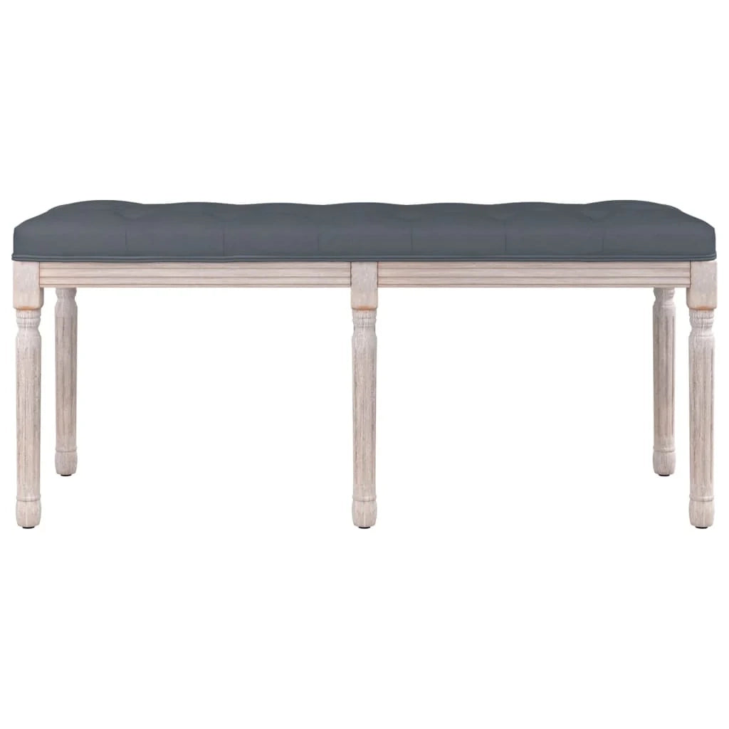 Panca 110 x 40 x 49 cm velluto grigio scuro 02_0010662