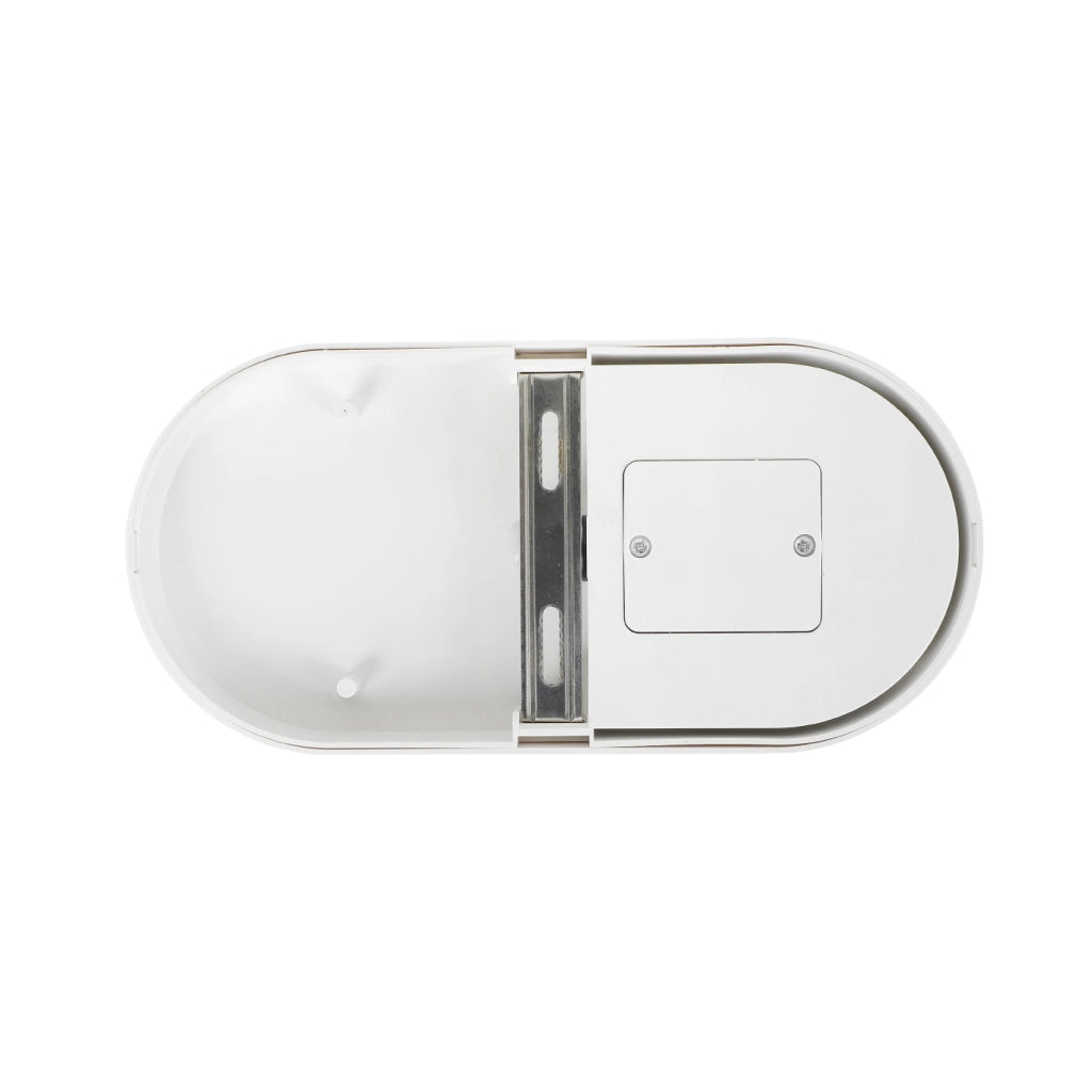 Alcapower Plafoniera LED Ovale 15W IP65 con Sensore PIR, Tecnologia CCT Selezionabile 3000K/4000K/6500K, 1400lm, Design Resistente in ABS e PC