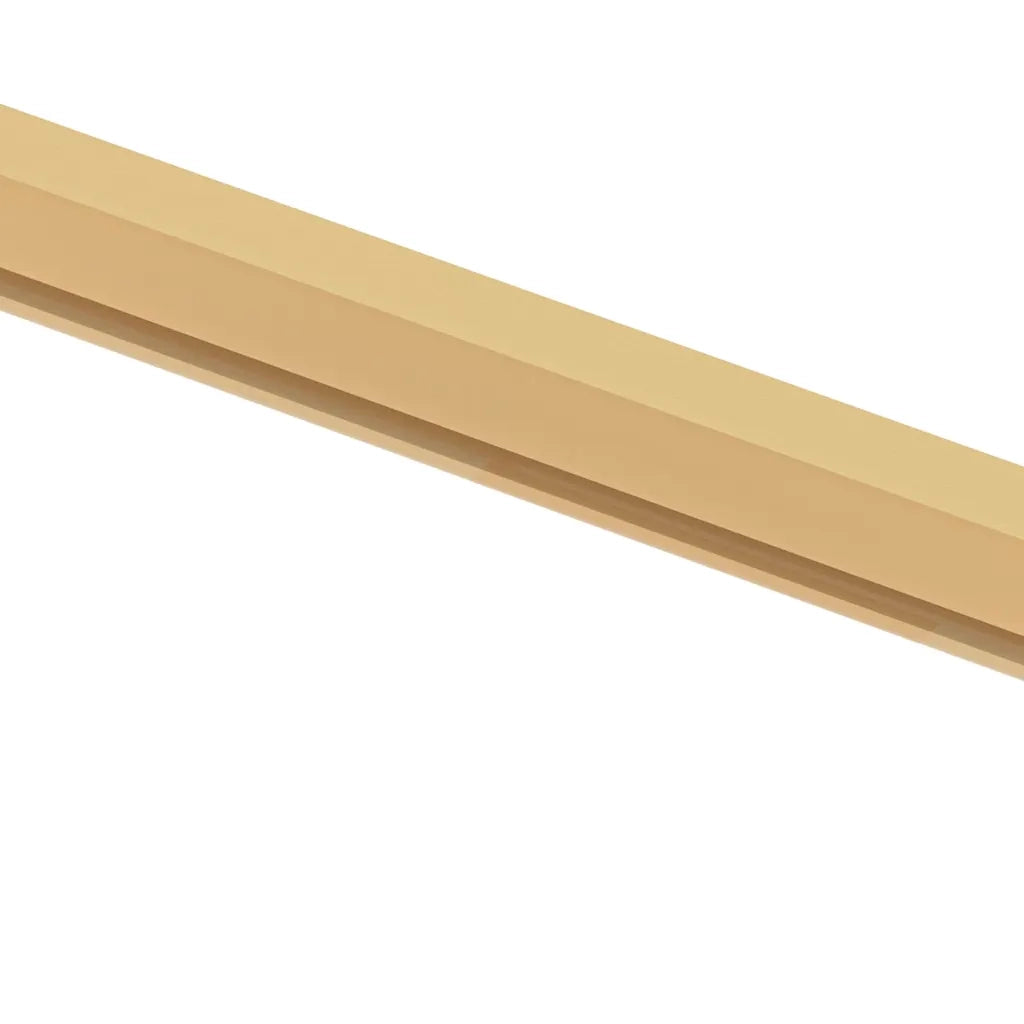 Porta Interni Sottile Oro 93x201,5cm Vetro Temperato Alluminio 155134