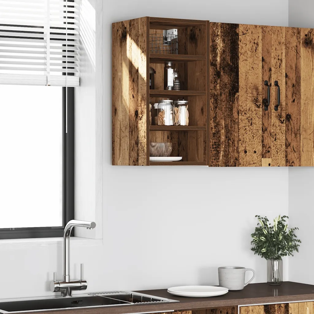 Mobile Pensile “Riga” Legno Antico 30x29,5x60 cm 854173