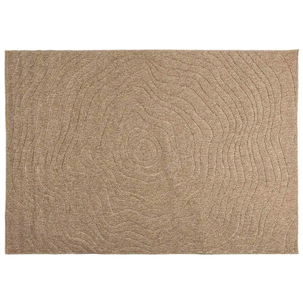 Tappeti per area Moiré AGIRA Naturale 230 x 160 cm Poliestere 42022538