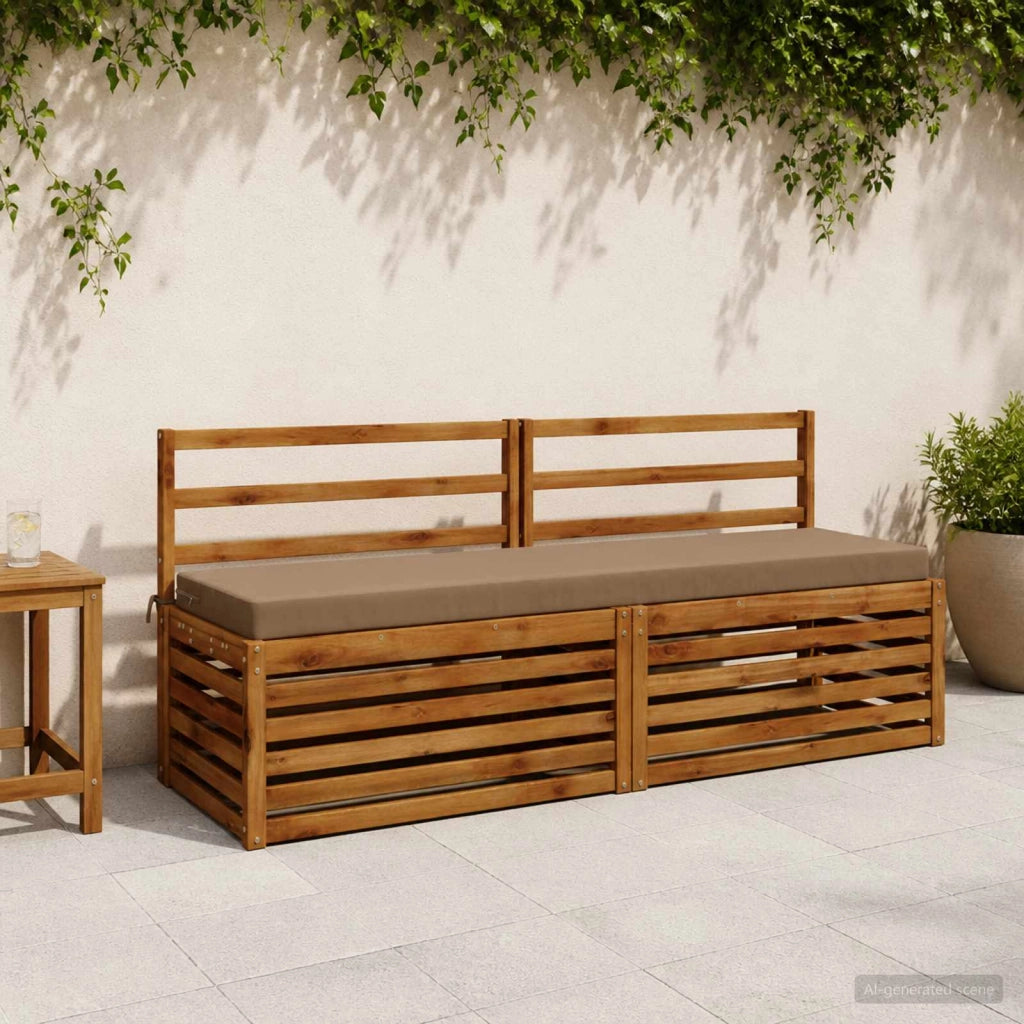 Cuscini per Panchina a 2 Pezzi SOEST 2 pz 100% Poliestere 950119