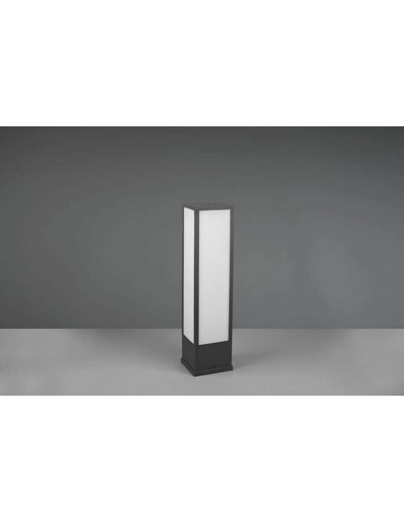 Paletto Rettangolare Da Esterno Fuerte Antracite IP54 Trio Lighting