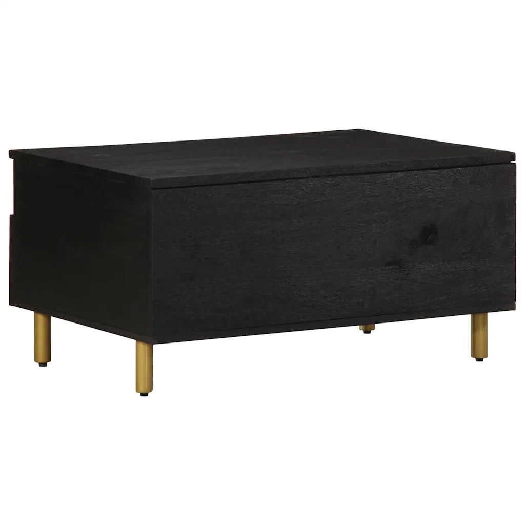 vidaXL Tavolino da Salotto Nero 80x54x40 cm in Legno Multistrato