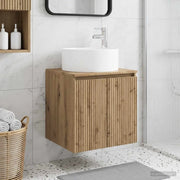 Mobile lavabo da parete Rovere Artigianale