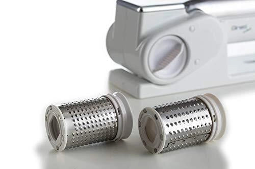 Ariete 44 Gratì Metal Grattugia Elettrica Senza Fili 2 Rulli Acciaio Inox Batteria 1500 mAh colore Bianco