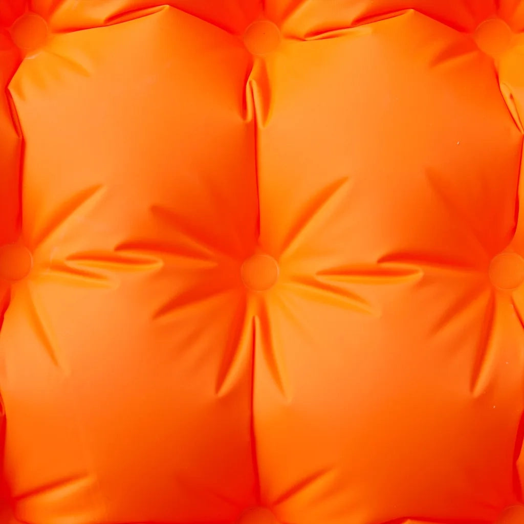 Materasso Campeggio Autogonfiabile Cuscini 1 Persona Arancio CFW8348671