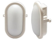 PLAFONIERA LUCE LAMPADA BRIXO OVAL LED POTENZA 12W CM. 22x14xH9