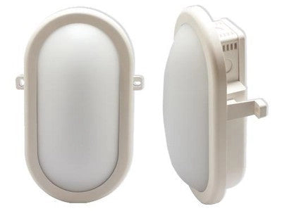 PLAFONIERA LUCE LAMPADA BRIXO OVAL LED POTENZA 12W CM. 22x14xH9