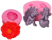 Forma in Silicone - 3D Forma per Candelabri/Detergenti - Muffoletto per Fondere - Decorazione - Riciclabile - Facile da Pulire