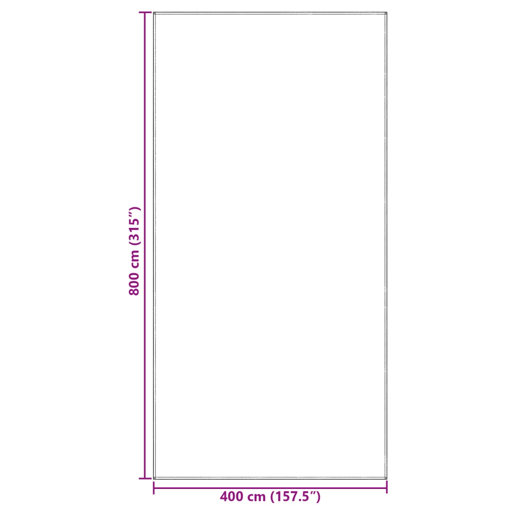 Copertura per Tenda Grigio Chiaro Poliestere 400 x 800 cm