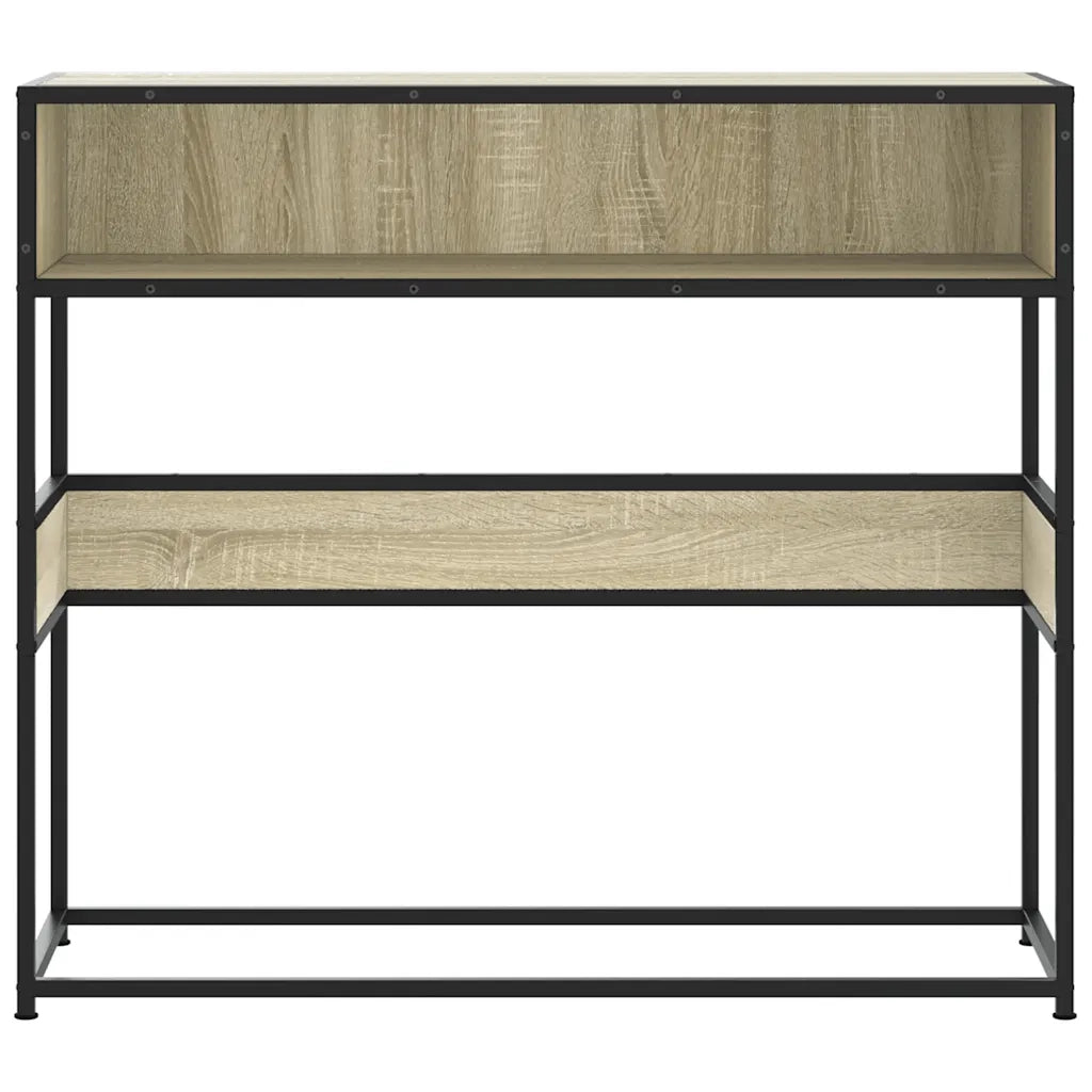Tavolo Consolle Rovere Sonoma 90x35x80 cm in Legno Multistrato 849170