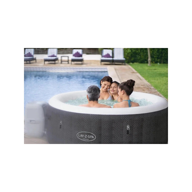 Spa gonfiabile idromassaggio 4 posti AirJet con riscaldatore 40°C e WiFi, diametro 180 cm con copertura e pompa filtro - Bestway