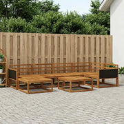 Set di divani da esterno 7 pcs Naturale 3382712