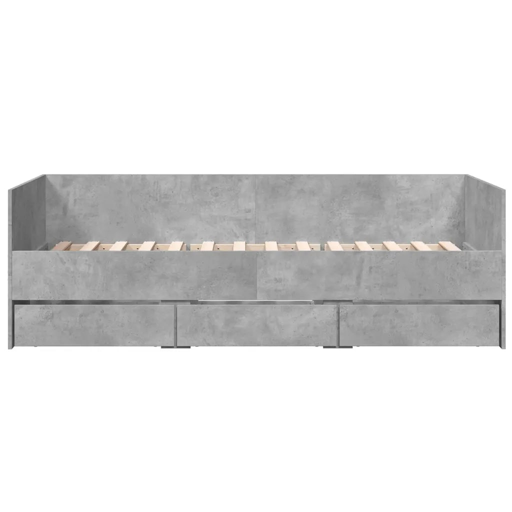Divano Letto con Cassetti senza Materasso 90x200 cm