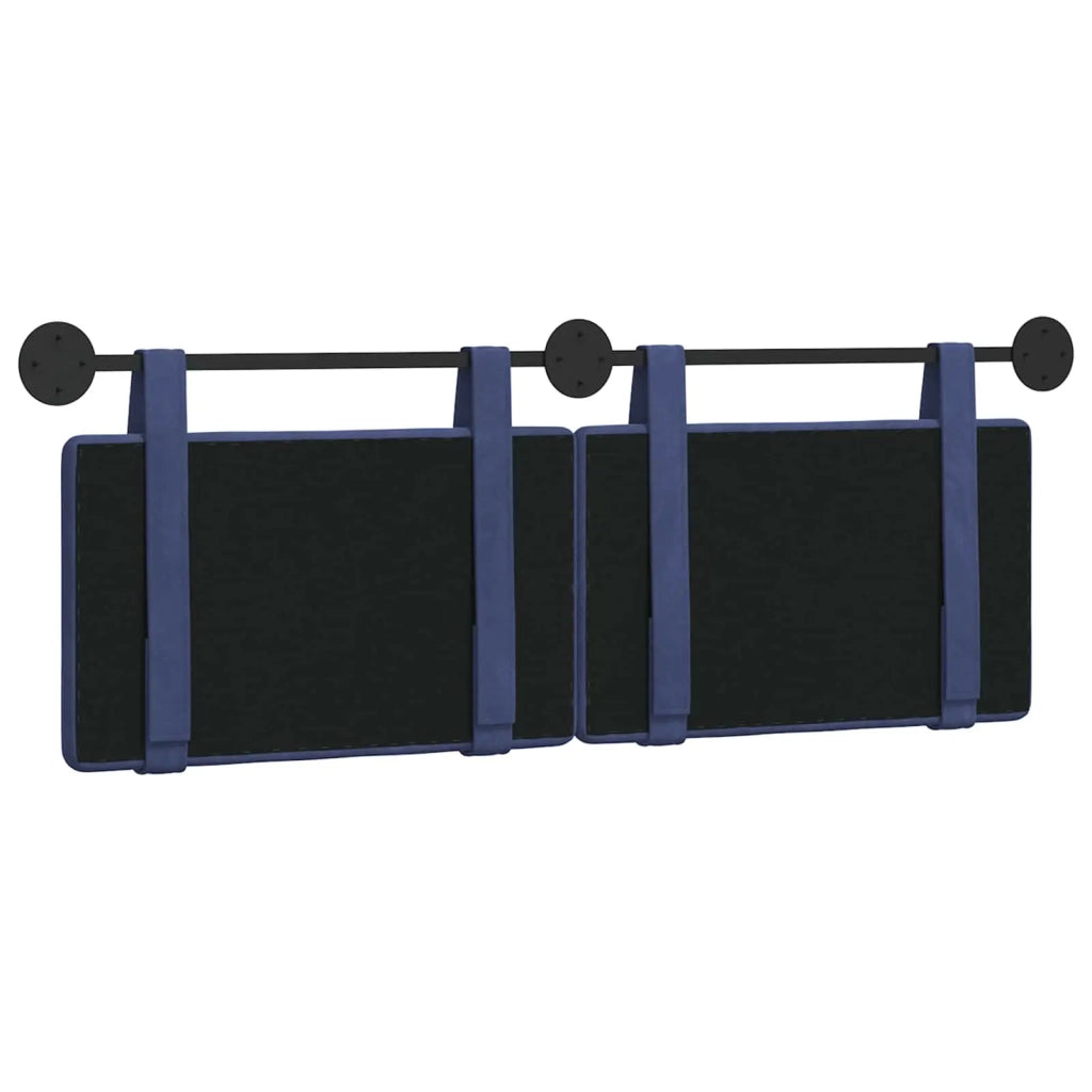 Testiera sospesa Blu Polizia Velluto
