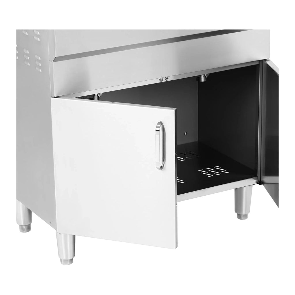 Friggitrice elettrica doppia 26 litri 10.000 watt rubinetto zona fredda mobile professionale in acciaio inox 14_0003983