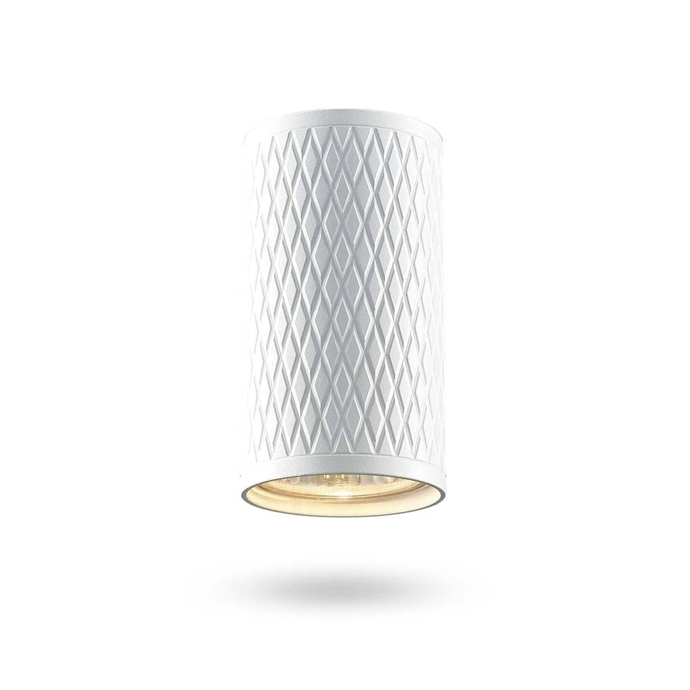 Faretto a soffitto tubolare bianco GU10 Videx Talen