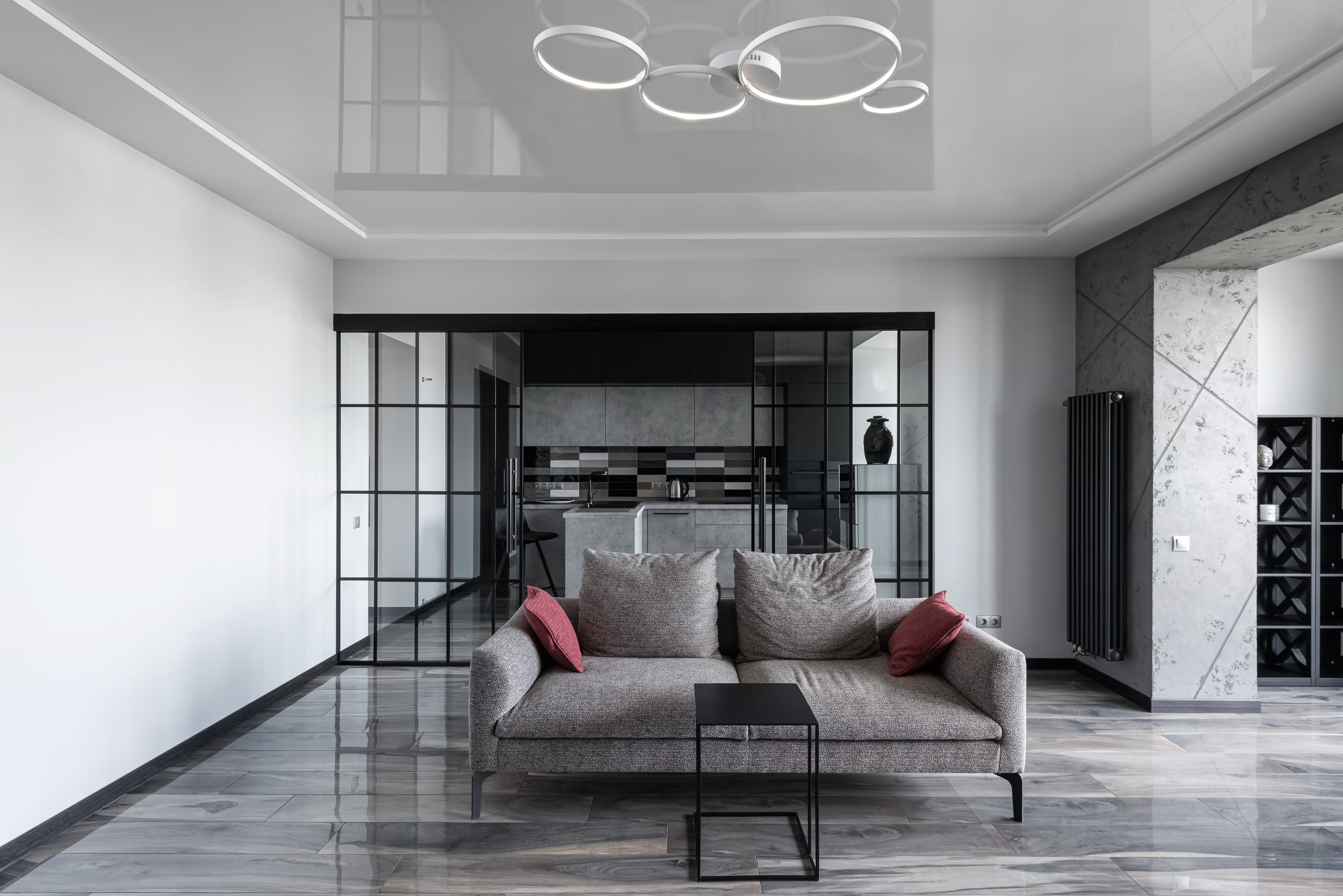 Plafoniera Modern in Metallo Olympia Bianco