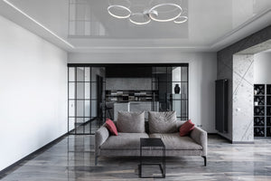 Plafoniera Modern in Metallo Olympia Bianco