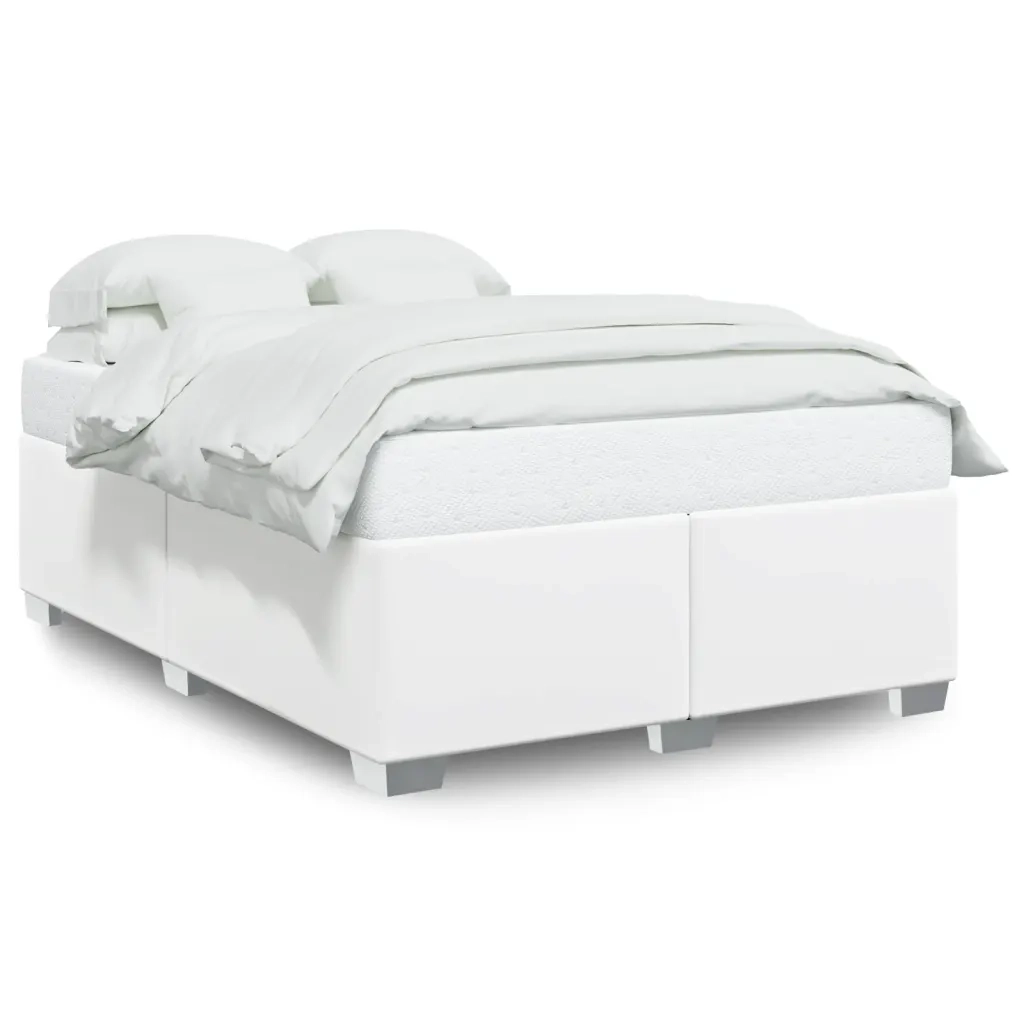 Giroletto-Struttura Letto Bianco 160x200 cm in Similpelle 448257